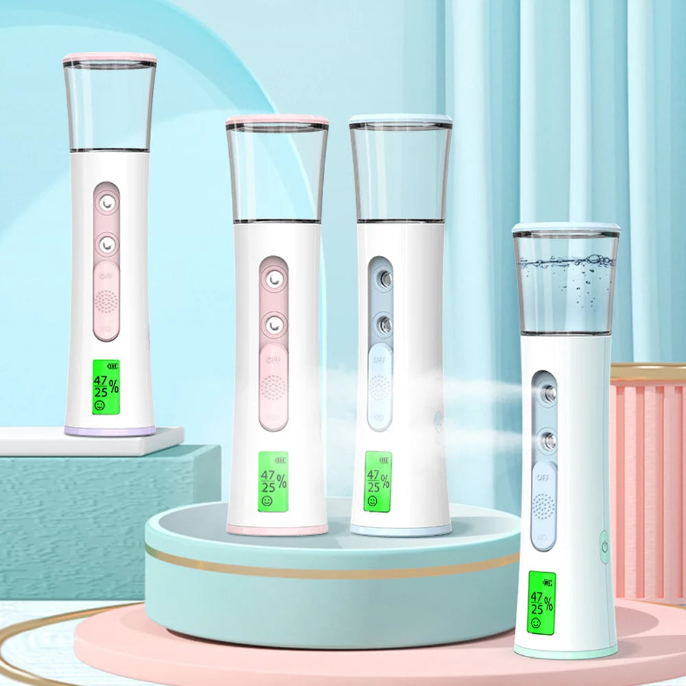 Nano Mist Sprayer Face Moisturizer Face Freshener Humidifier Facial Treatments Facial Steamer Skin Care Nebulizer Beauty Health