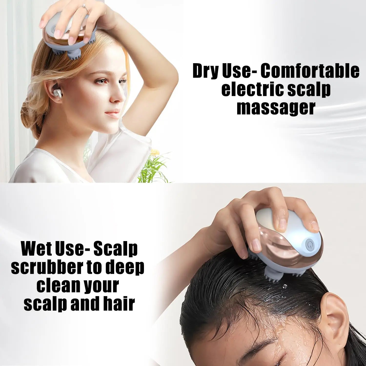 [4-Claw Electric Scalp Massager] Electric Scalp Massager with 4 Massage Claws - Handheld, Portable, for Relaxation, Home Use
