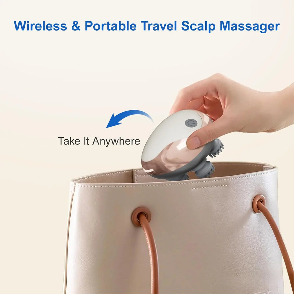 [4-Claw Electric Scalp Massager] Electric Scalp Massager with 4 Massage Claws - Handheld, Portable, for Relaxation, Home Use