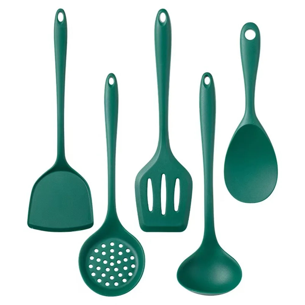 5-Piece Cooking Utensil Set, Silicone Kitchen Utensil Set, for Cooking, Non-Toxic and Heat-Resistant