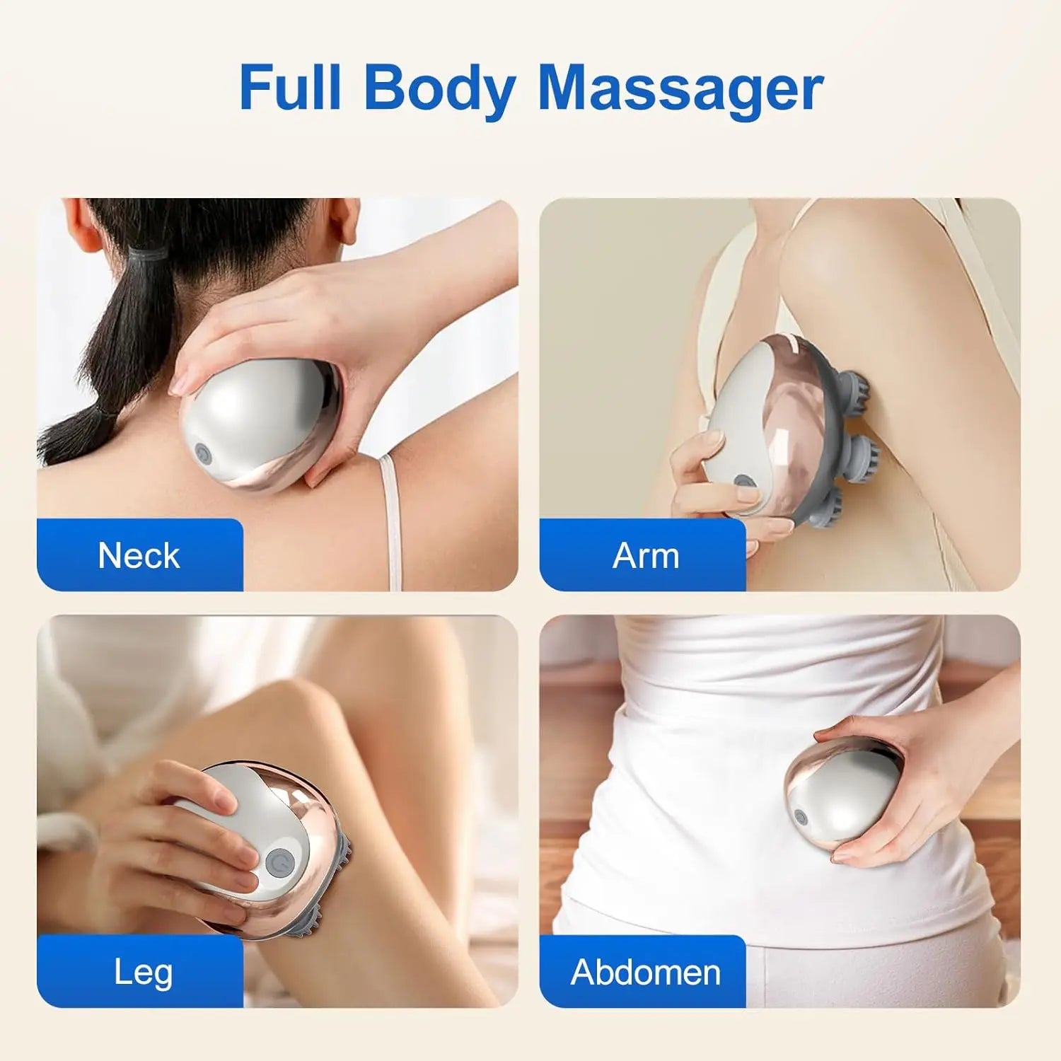 [4-Claw Electric Scalp Massager] Electric Scalp Massager with 4 Massage Claws - Handheld, Portable, for Relaxation, Home Use