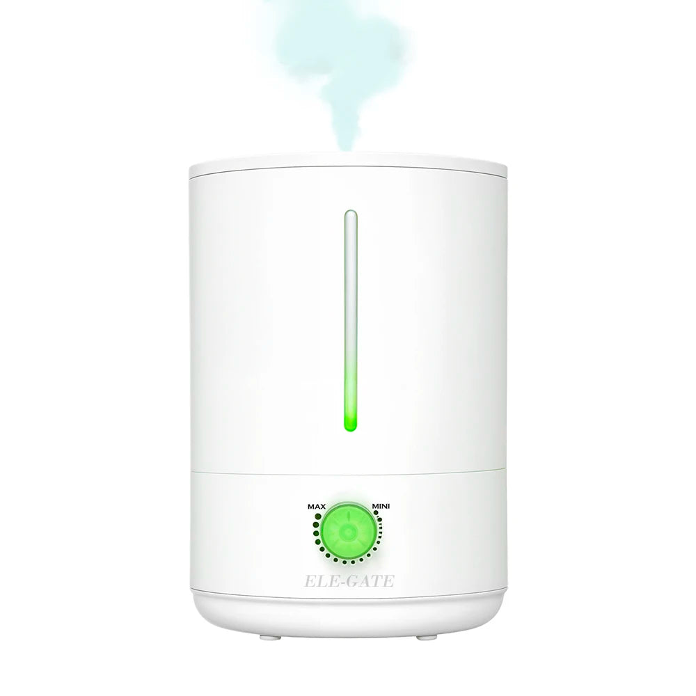 4 Liter Capacity Electric RGB Light Ultrasonic Humidifier Diffuser Portable Tabletop Timing Function Household Hotel Use Plastic