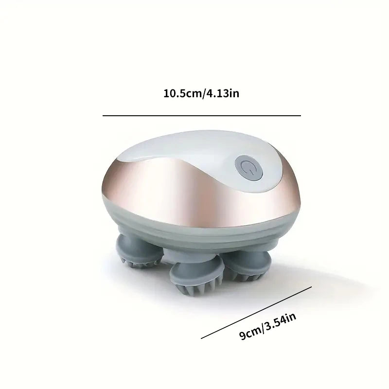 [4-Claw Electric Scalp Massager] Electric Scalp Massager with 4 Massage Claws - Handheld, Portable, for Relaxation, Home Use