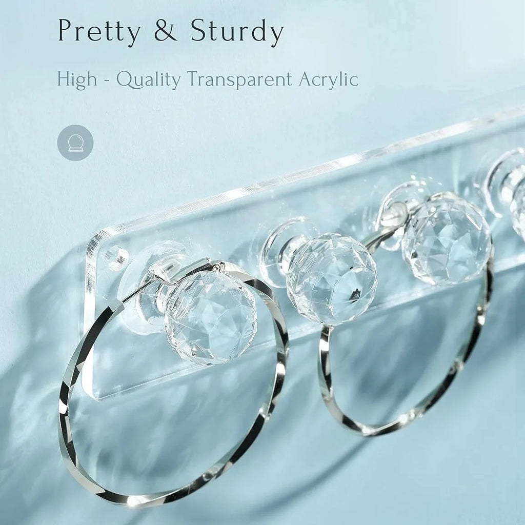 Necklace Hangers Acrylic Necklaces Holder Wall Mounted Jewelry Organizer Hanging Necklace Holder, Shape Hooks