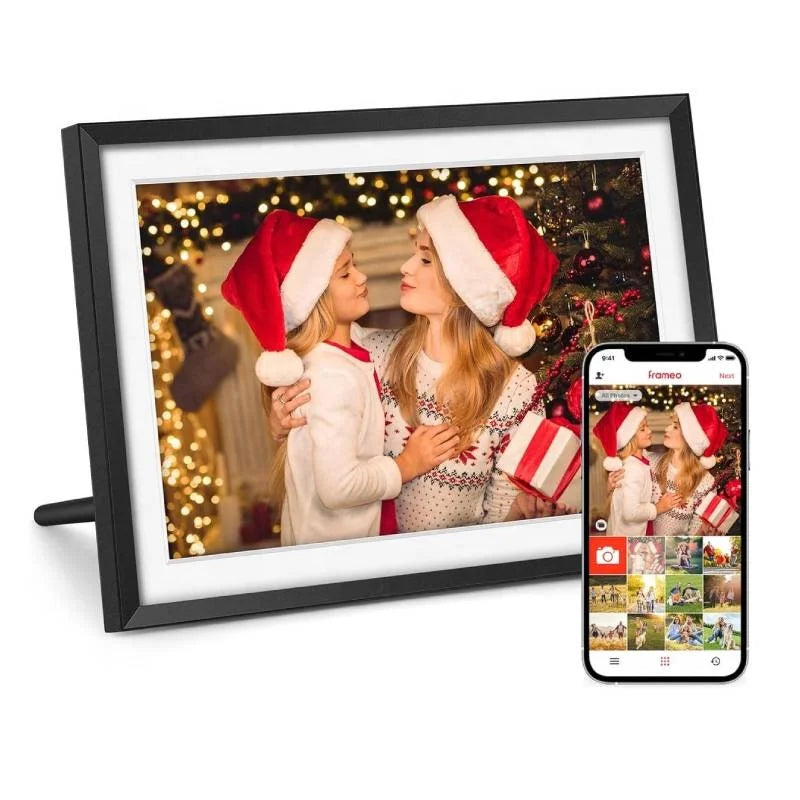 Frameo Digital Picture Frame 10.1 Inch Smart WiFi Digital Photo Frame 32GB with IPS Touch Screen, Easy to Share Photos or Videos