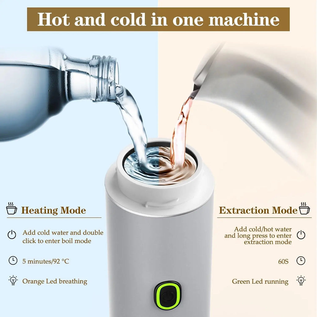 Outdoor Portable Mini Capsule Travel Portable Espresso Maker Battery Electric Car Personal Coffee Maker Machine