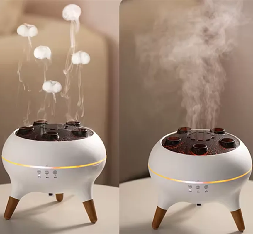 2026 New Product Ideas Room Aromatherapy Humidifier 250ml Jellyfish Spray Electric Essential Oil Diffuser Night Hotels Cars