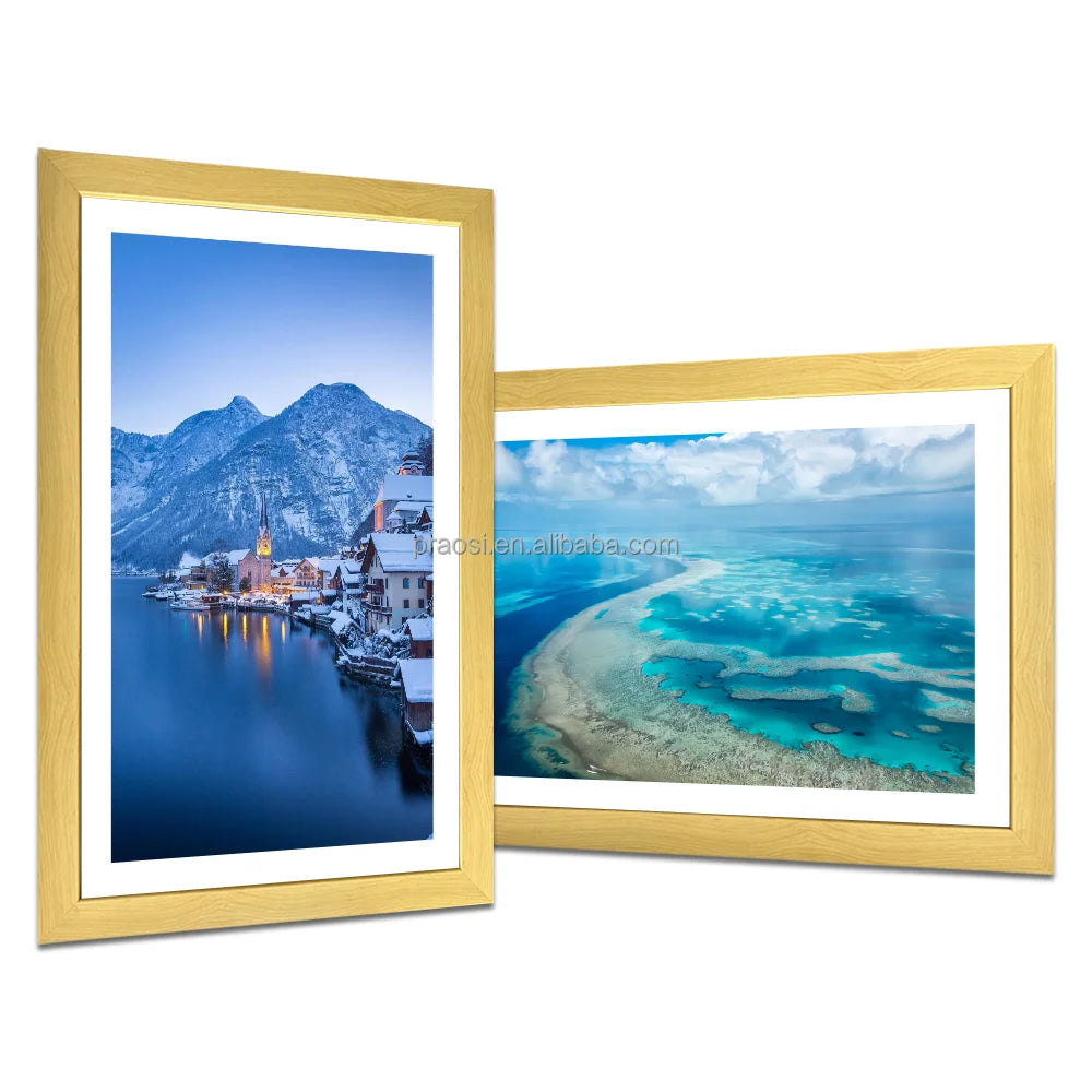 Pros 18.5" Extra Large WiFi Digital Picture Frame IPS FHD Touch Screen Smart Electronic Photo Frame Share Photo Video Via Frameo