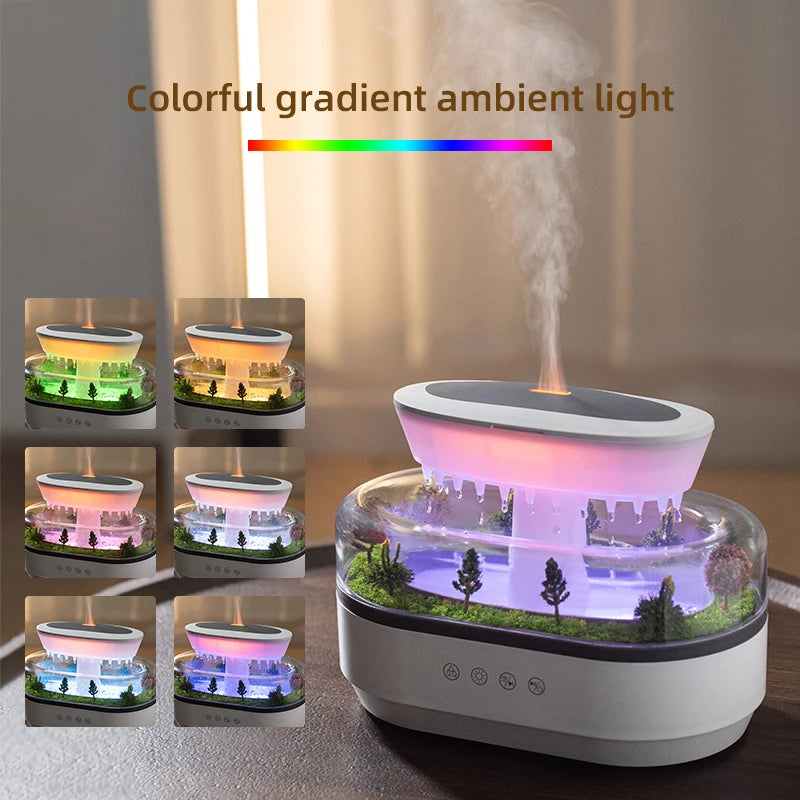 Wholesale Raindrop Aroma Diffuser with Music and LED Light Ultrasonic Essential Oil Humidifier