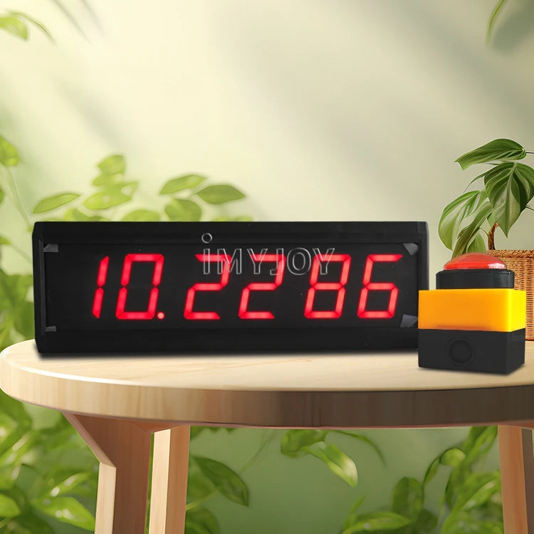 Hand-Eye Coordination Reaction Quick Touch and Tap Timer Push Button Led Digital Clock Ten Second Game Console Challenge