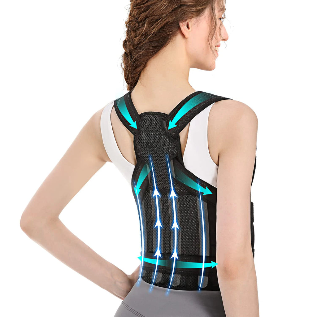 Comfortable Upper and Back Brace Back Brace for Lower Back Pain Posture Corrector for Men and Women