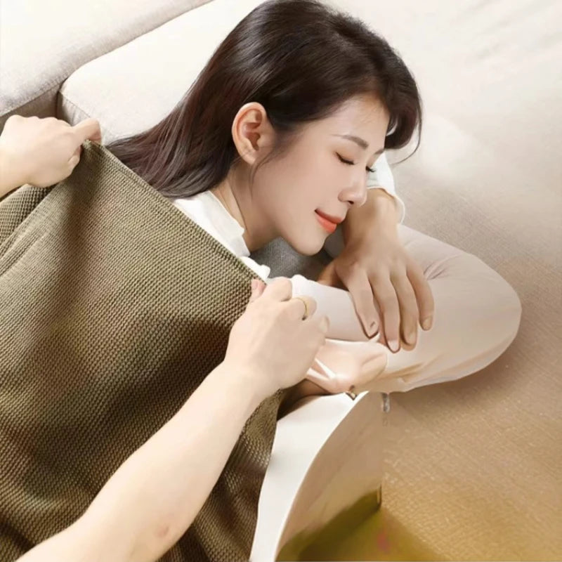 USB Heated Shawl Heated Blanket Electric Lap Blanket  Pad Warm Shawl for Winter Home Electric Blanket Heated