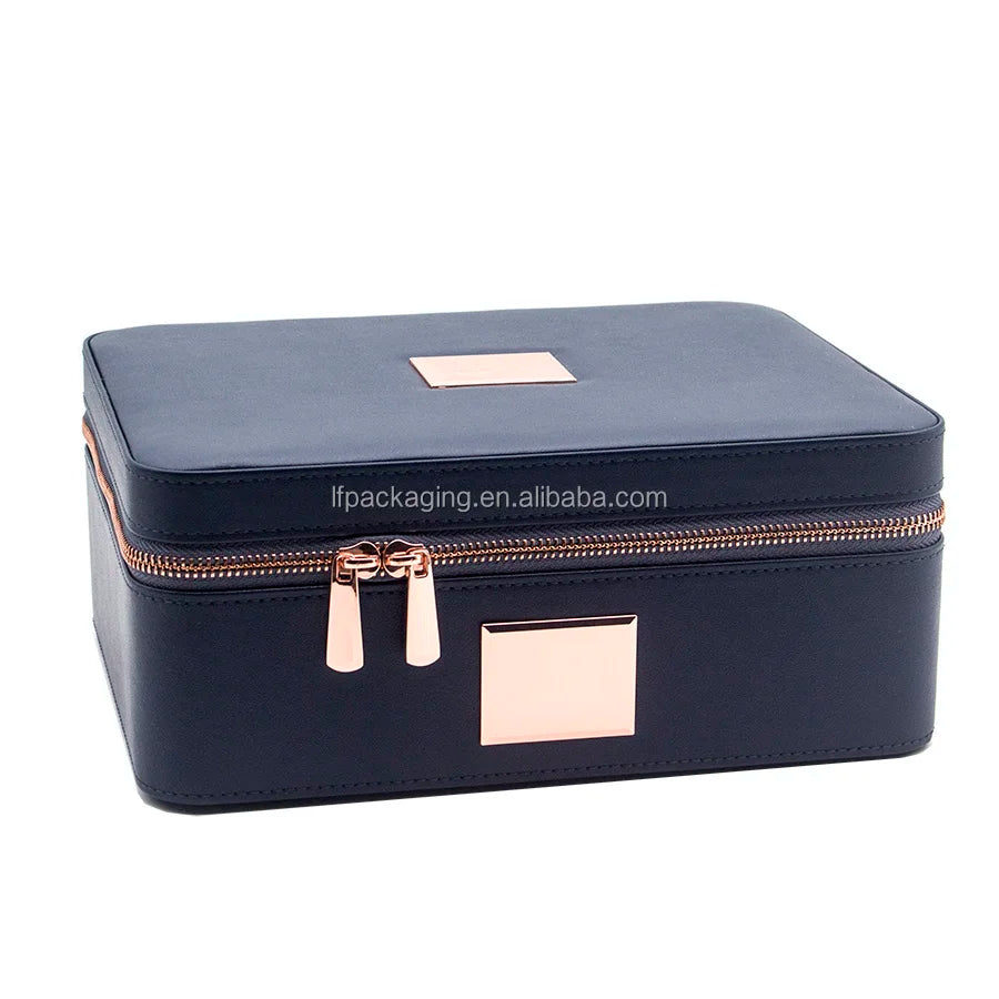 Competitive Price Pu Jewelry Display Tray Large Space Storage Watch Accessories Makeup Jewelry Organizer