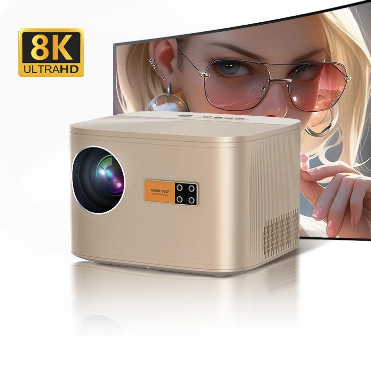 4K 3D Smart Android Interactive Multimedia Best Sell Hologram Phone Lumens Lcd 5G Wifi Mini Projector