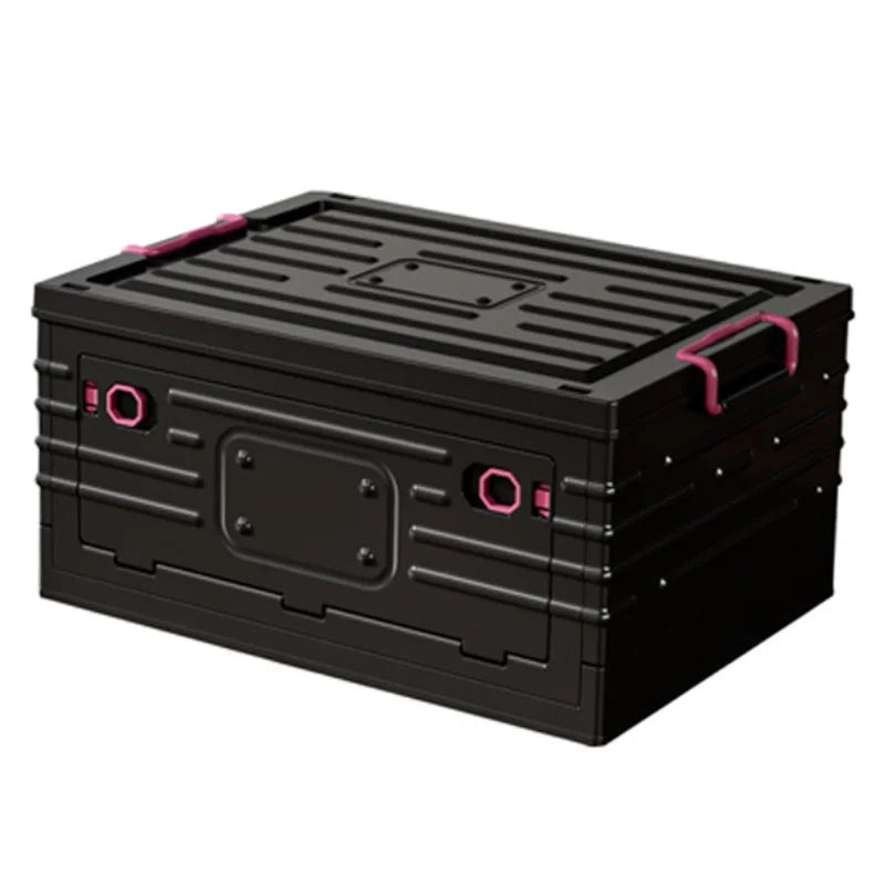 Foldable Storage Box Transparent Black Wardrobe Closet Organizer Stackable Toy Storage Foldable Plastic Storage Box