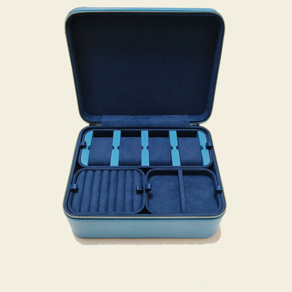 Competitive Price Pu Jewelry Display Tray Large Space Storage Watch Accessories Makeup Jewelry Organizer