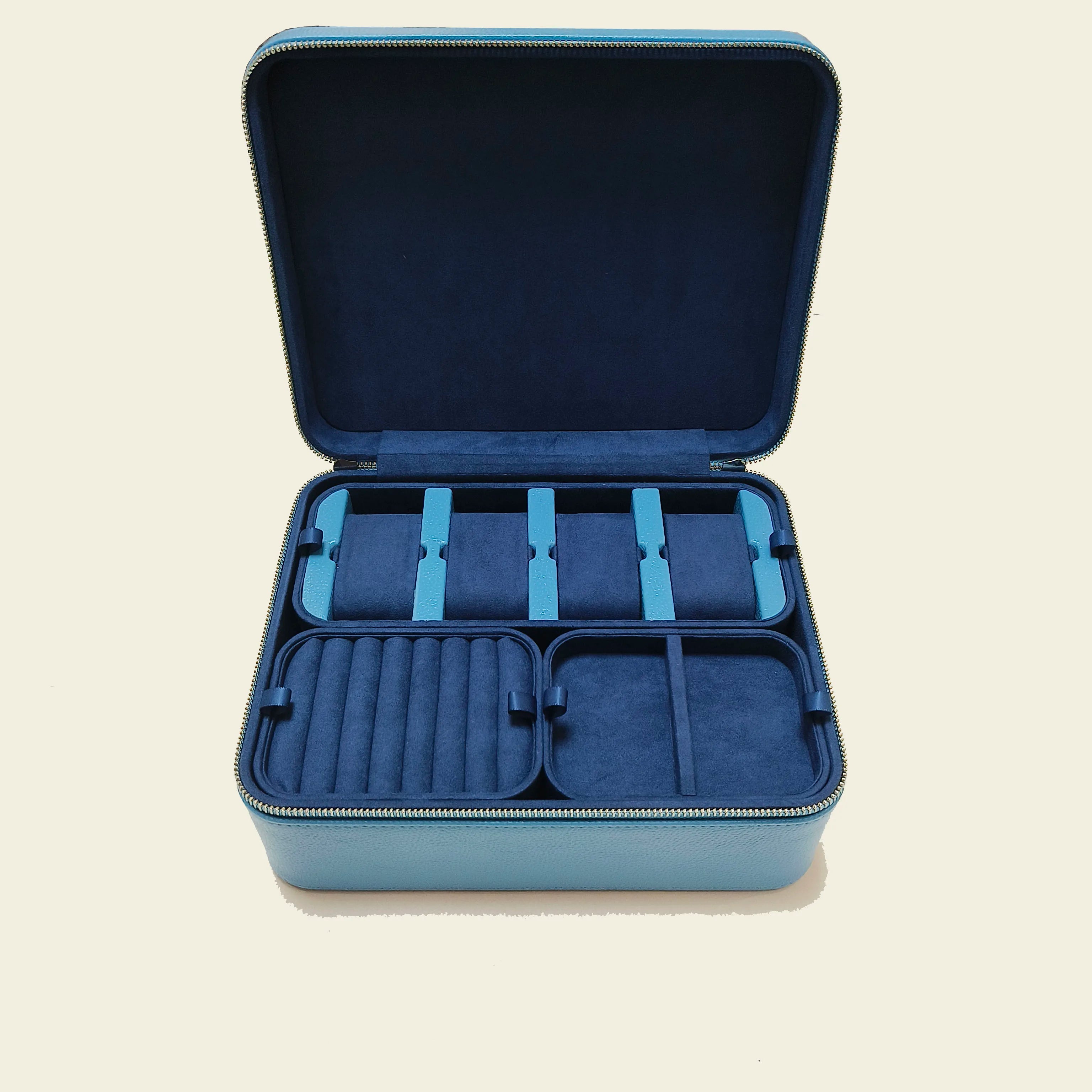 Competitive Price Pu Jewelry Display Tray Large Space Storage Watch Accessories Makeup Jewelry Organizer