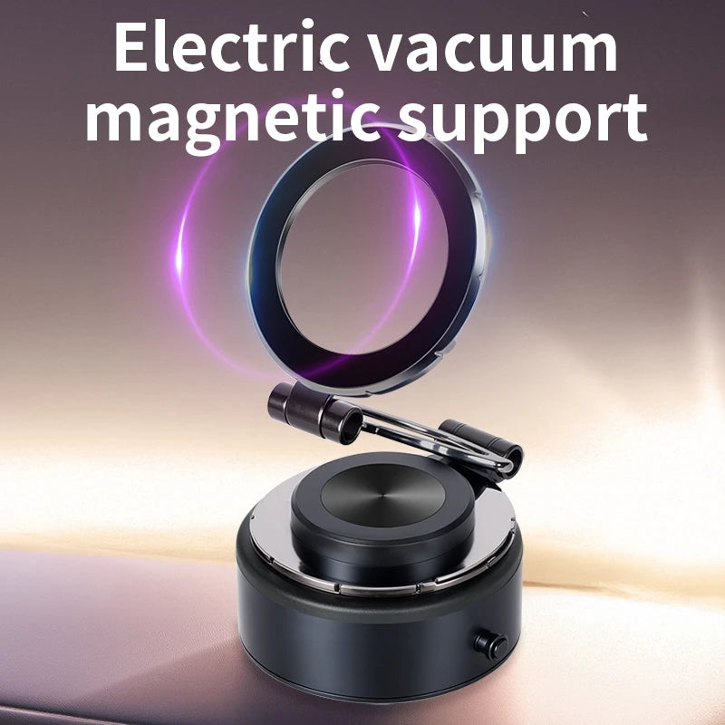 2026 New Powerful Suction Magnetic Car Phone Mount Foldable Travel Bracket for iPhone 16 More Versatile 360 Rotation Custom Logo