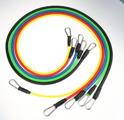 Custom 11 Pcs Latex Elastic Tube Exercise Loop Pull up Fitness 11Pcs Resistance Bands Set