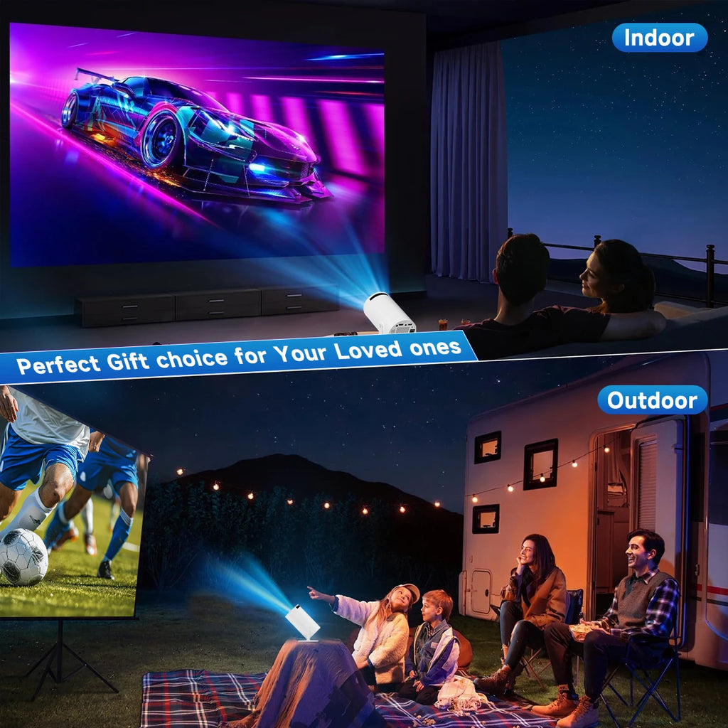 4K HY300 Pro Smart Home Cinema Mobile Phone Video Game Projectors
