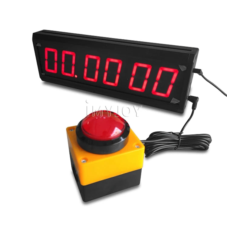 Hand-Eye Coordination Reaction Quick Touch and Tap Timer Push Button Led Digital Clock Ten Second Game Console Challenge