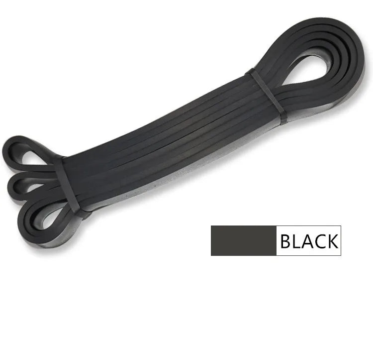 Custom Logo 208cm 41inch Long Fitness Elastic Latex Pull up Resistance Assistance Band Set of 4 for Resistance Bands Gym