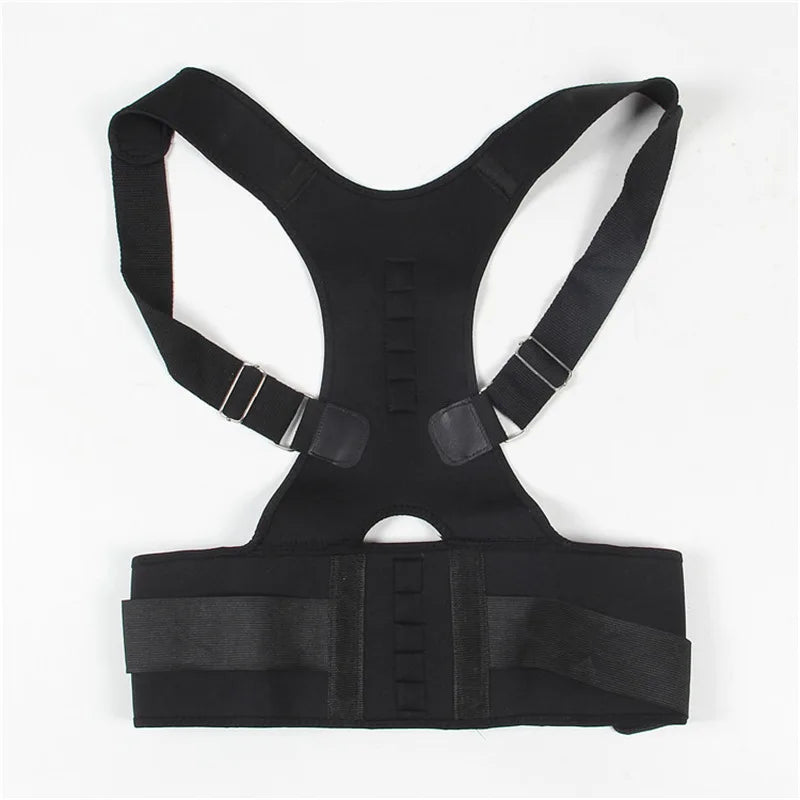 Bases Comfortable Adjustable Upper Back Brace Breathable Posture Corrector with Protective Function