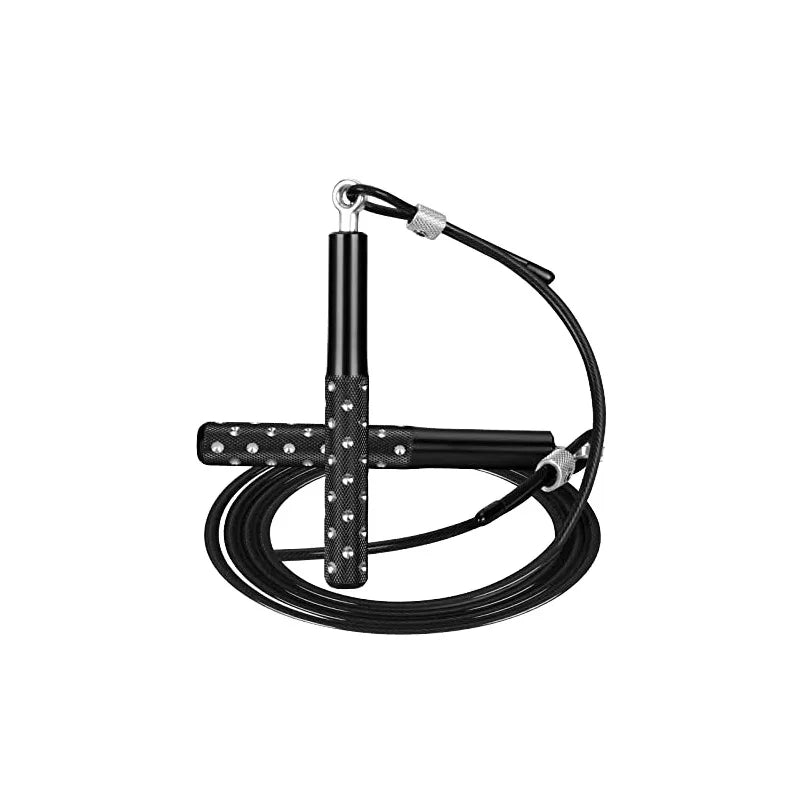 Self Locking Racing Jump Rope Exercise Adjustable Skipping Rope for Adults Speed Rope High Quality Fitness Special Like Silicone