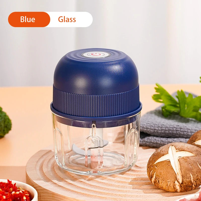 Portable Mini Electric Juicer Personal Small Fren Vegetable Chopper Cup Bottle Manual Operation for Smoothies on the Go