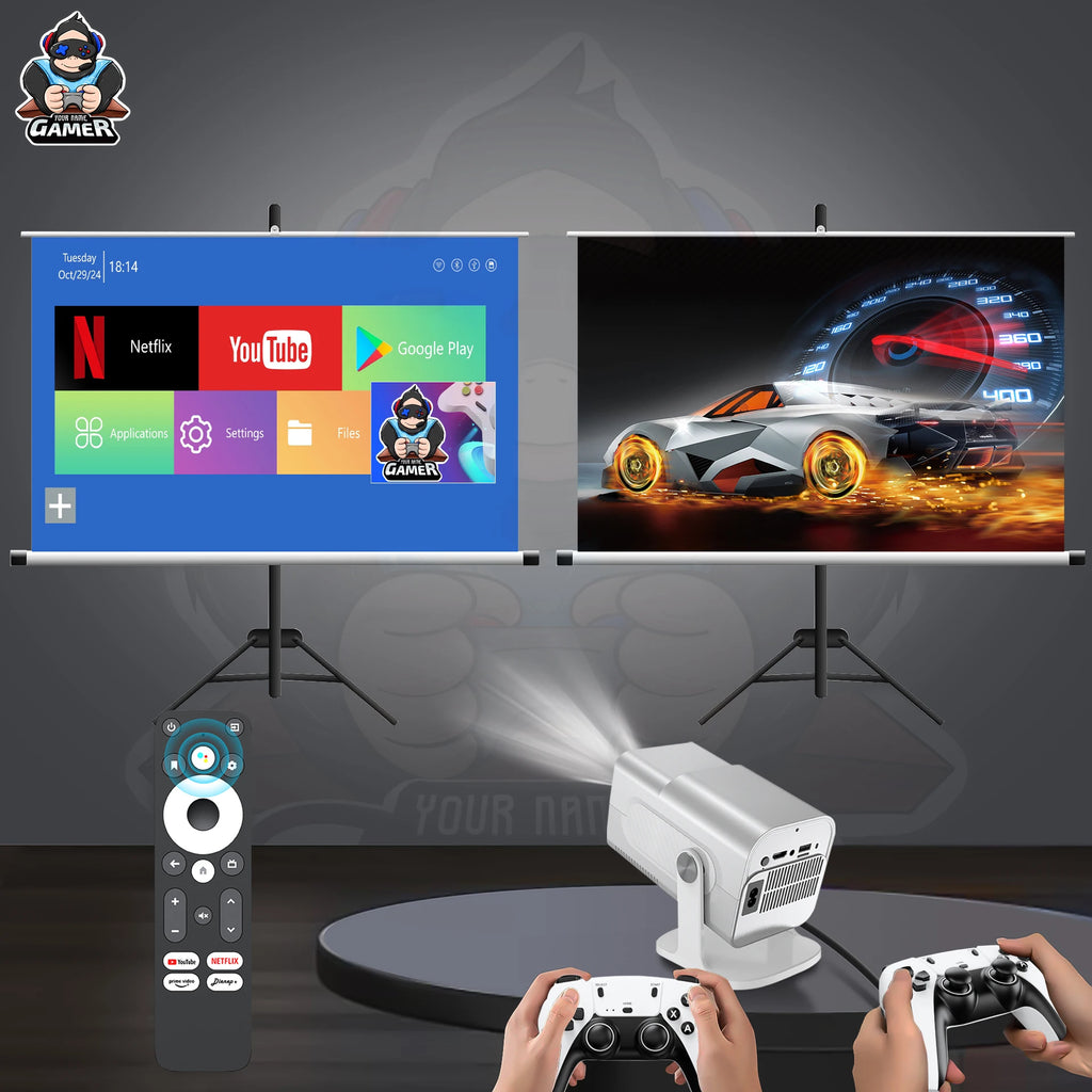 F300 Max Game 2 in 1 With Low Price Gaming Mini Projector 4K Home Theater Portable Projetor Video Movie M300 Max HCS350max