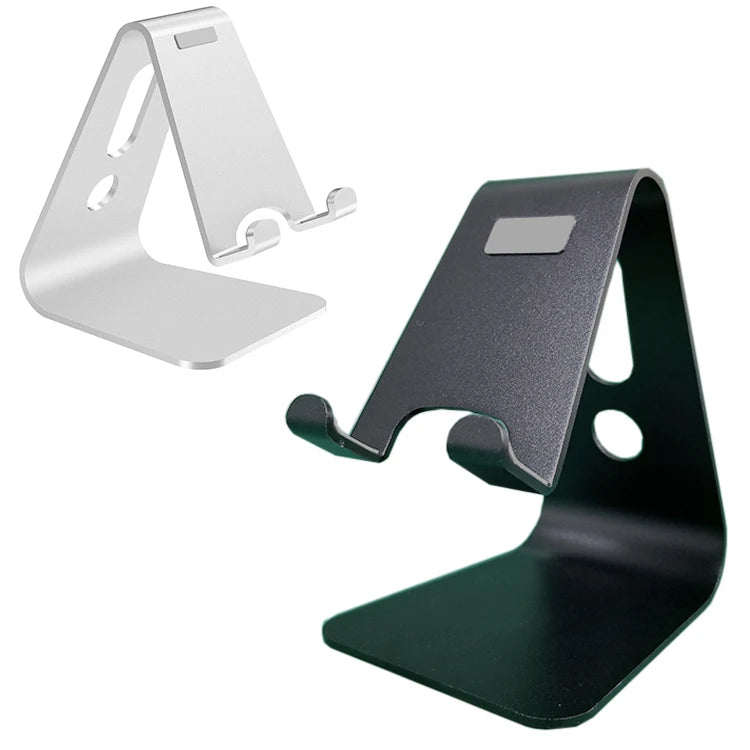 Custom Color logo Cell Phone Stand Aluminium Alloy Cell Phone Tablet PC Desk Holder Universal Aluminium Mobile Phone Stand