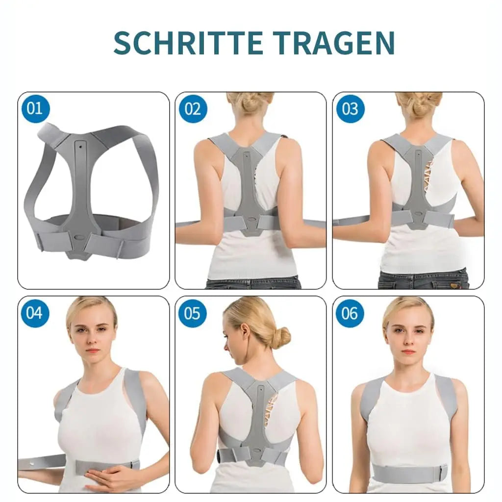 Comfortable Ergonomic Design Back Straightener Posture Corrector Back Support Brace for Adult