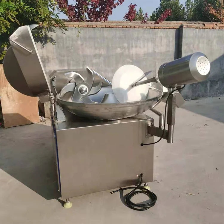 Commercial Automatic Meat Vegetable Chopper Mixer Beef Vegetable Cutting Machine with Filling Mudding Functions New Condition