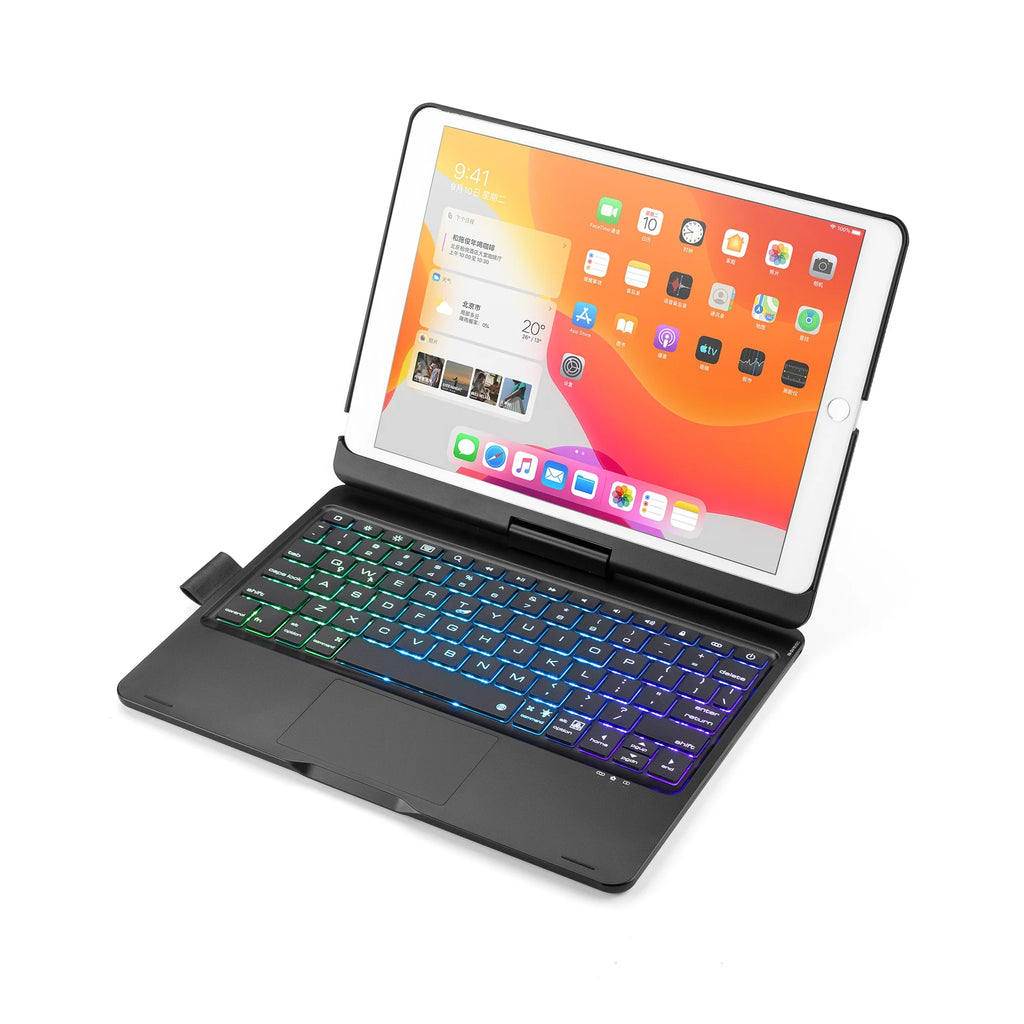 High Quality Keyboard Rotatable Case Wireless Keyboard Case for iPad 9th Gen 10.2 10.5 Inch with Pencil Slot
