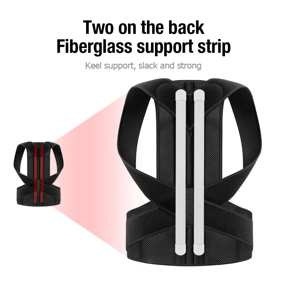 Back Brace Posture Corrector for Women and Men Provide and Back Pain Relief