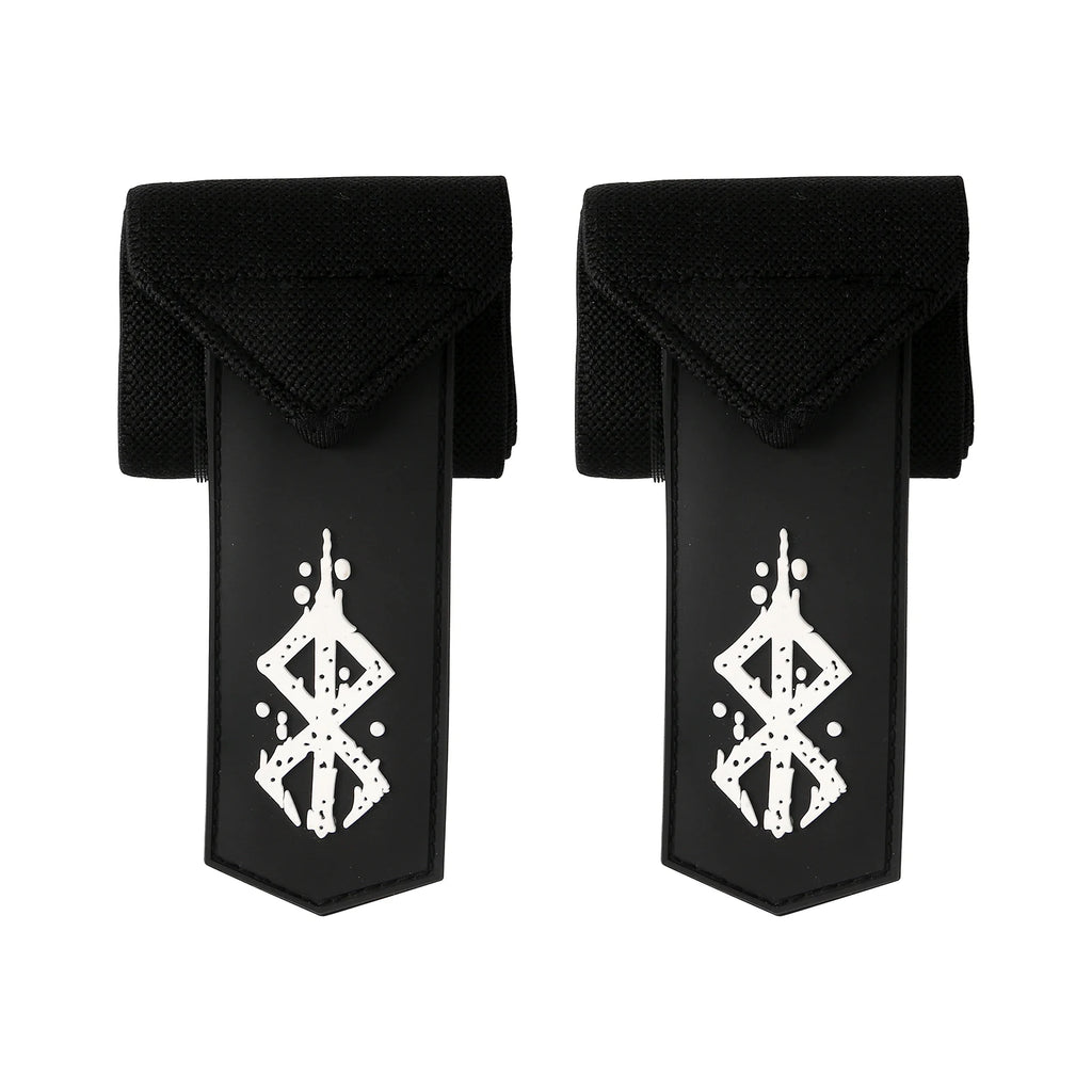 Wholesale Gym Accessories Custom Rubber Logo Weightlifting Wrist Wraps Wrist Bandage for Heavy Duty Workout