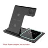 15w Folding 3 in 1 Wireless Charger Multifunction Phone Fast Charging Stand for iPhone AirPods Earbuds Earphone Smart Watch