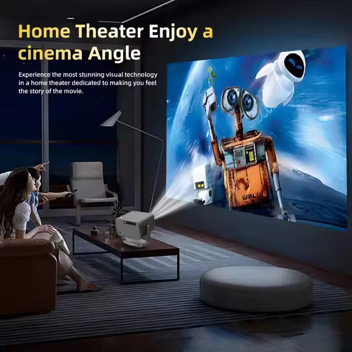 Paihao A10 Pro Smart Video Cinema Mini Projector, Auto Focus HD 1080P Android13 5G WiFi 6 Max 4K Home Theater Portable Projector
