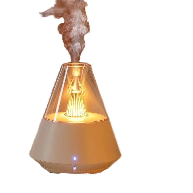 Portable USB Ultrasonic Aroma Diffuser Home Yoga Relax Simulated Lava Volcanic Electric Aroma Diffuser Humidifiers