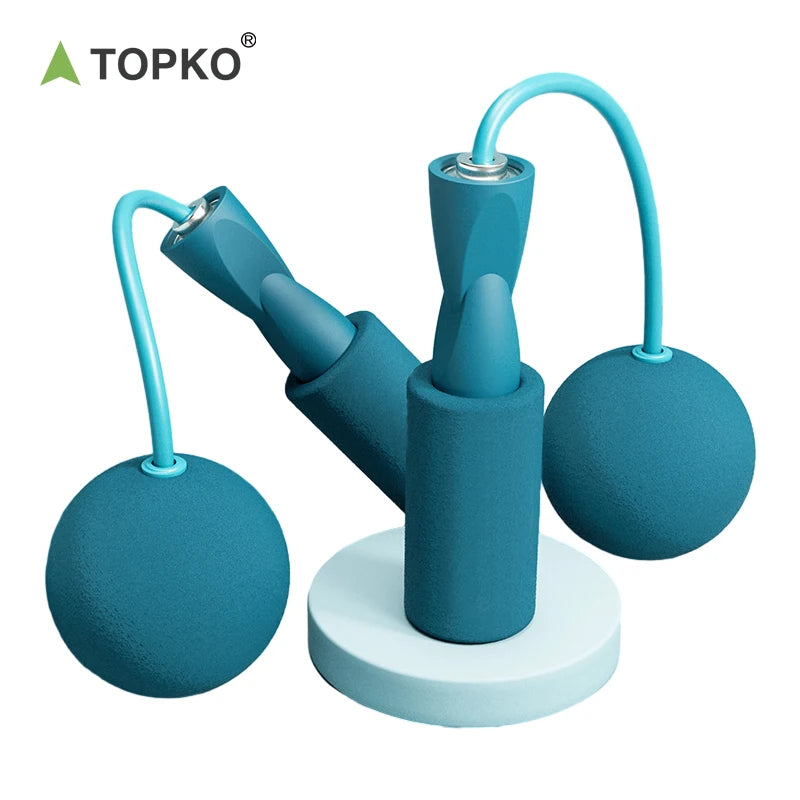 TOPKO Stocked New Arrival Cordless Jump Rope for Exercise Fitness Weight Loss Skipping Rope