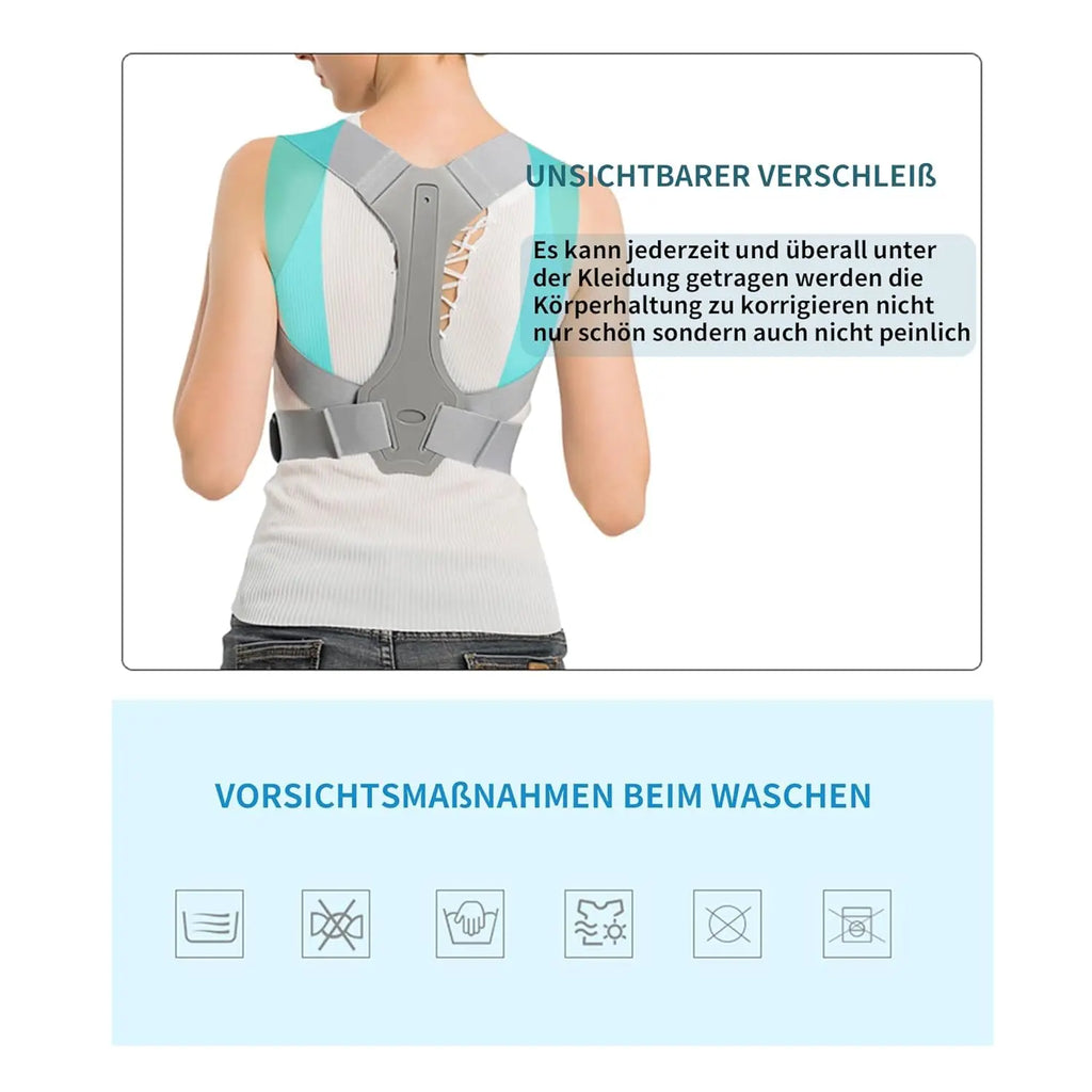 Comfortable Ergonomic Design Back Straightener Posture Corrector Back Support Brace for Adult