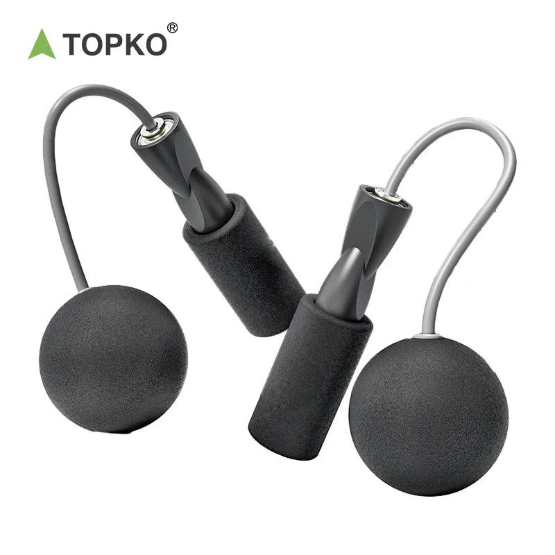 TOPKO Stocked New Arrival Cordless Jump Rope for Exercise Fitness Weight Loss Skipping Rope