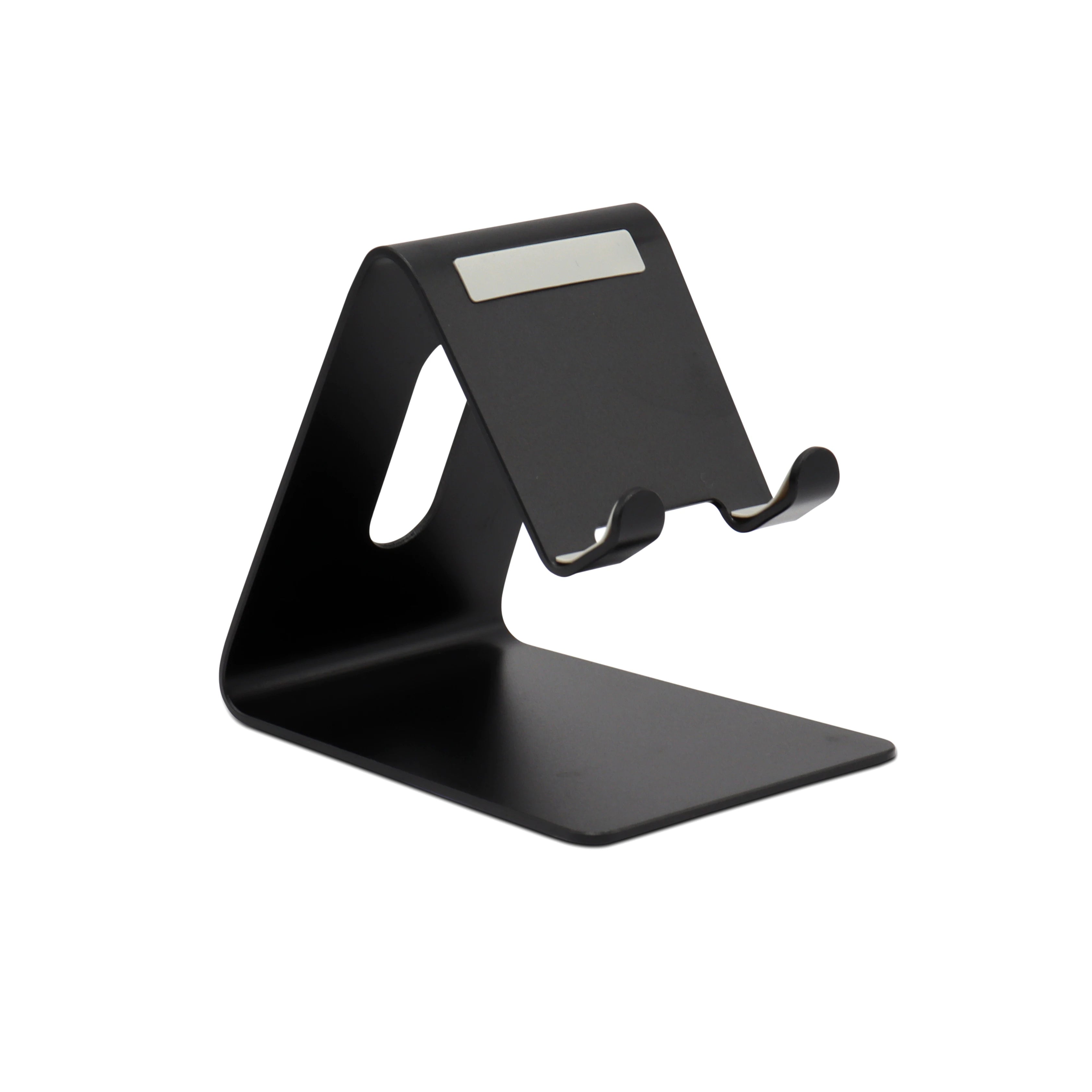 Dual Folding Aluminium Alloy Cell Phone Stand Fully Adjustable Flexible Portable Desktop Phone Holder Cradle Dock Compatible