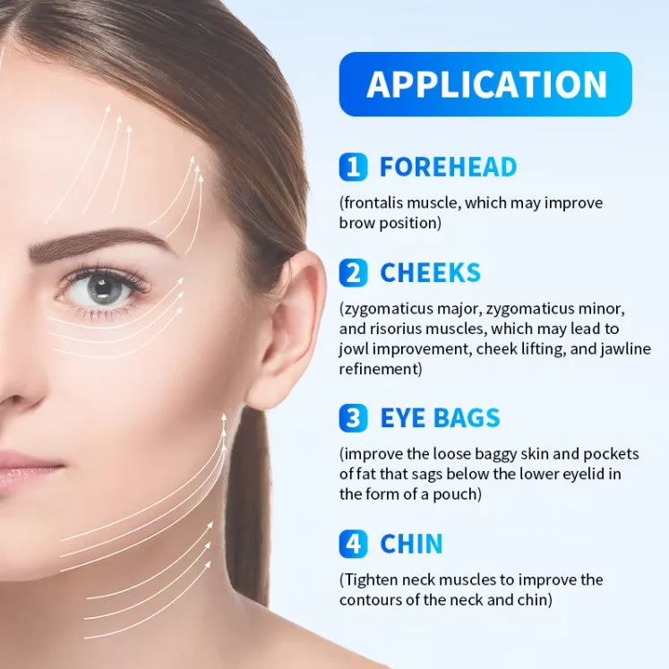 Full Face Muscle Stimulator Double Chin Removal EMS Facial Sculpting Machine