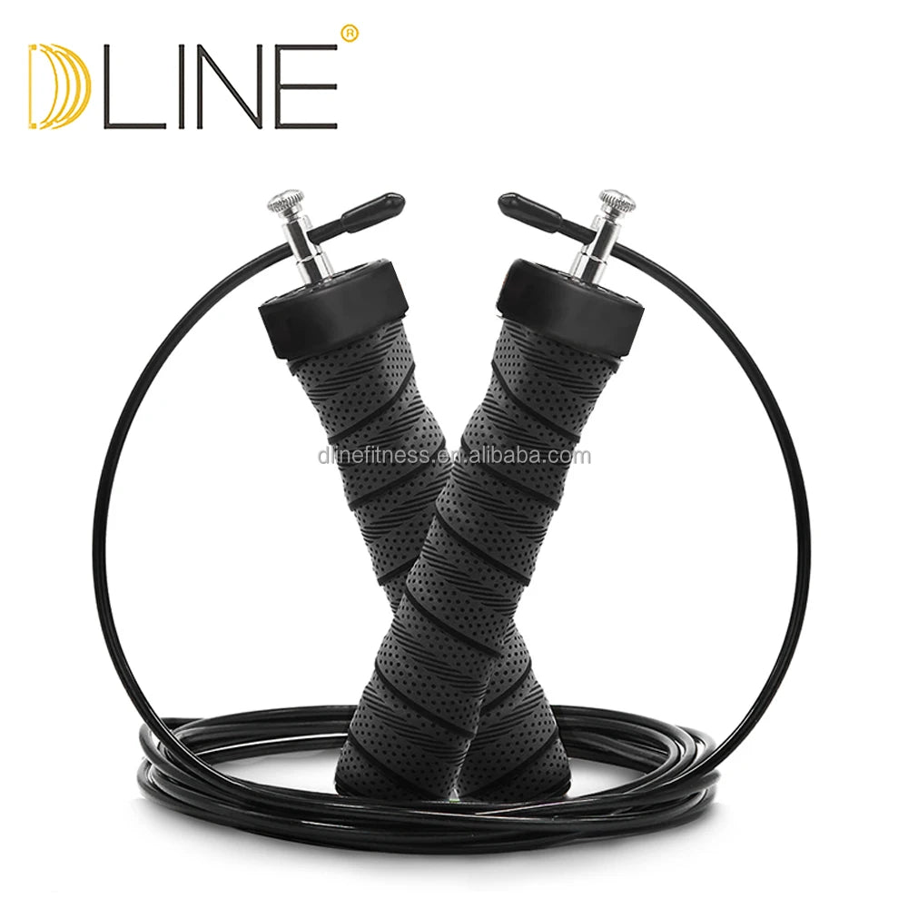 Adjustable Heavy Weighted Speed Jump Rope With Customized Handle Heavy Exercise Sweatband Wire Skipping Rope