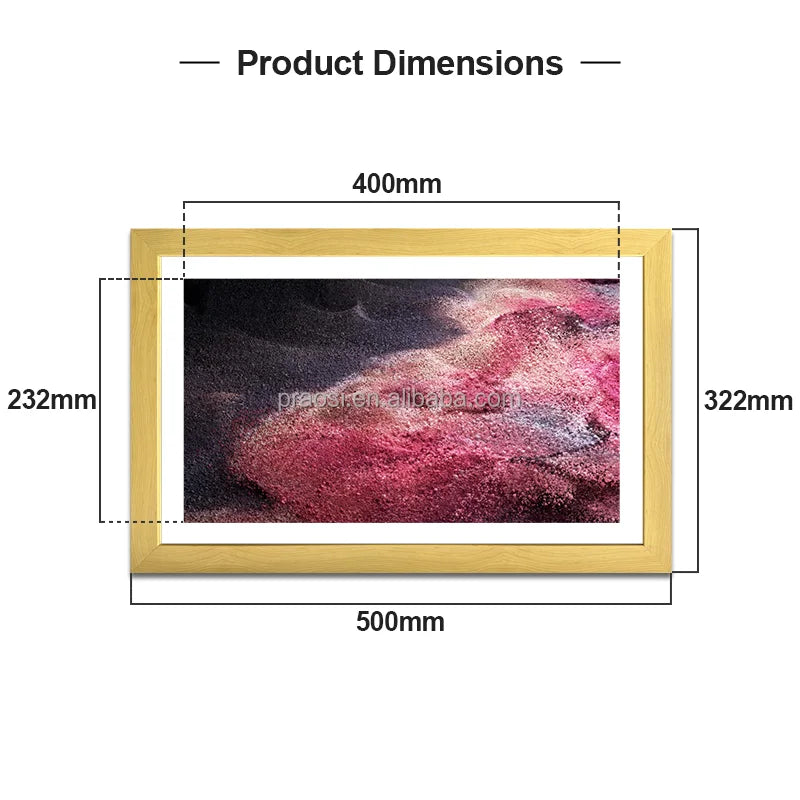 Pros 18.5" Extra Large WiFi Digital Picture Frame IPS FHD Touch Screen Smart Electronic Photo Frame Share Photo Video Via Frameo