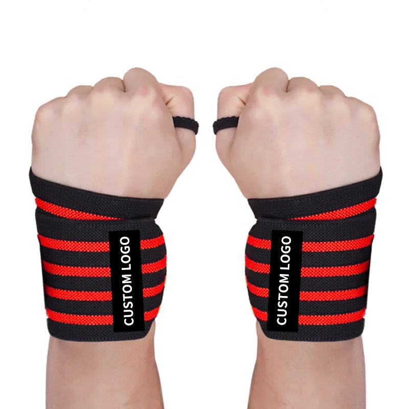 Weight Lifting Wrist Wraps Weight Lifting Belt Hand Weights Custom Wristband Elastic