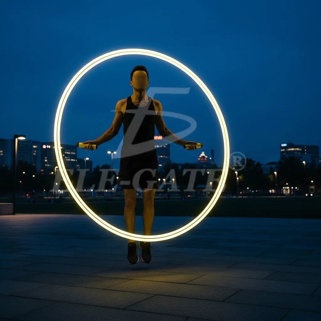 ELEGATE Adjustable LED Light Jump Rope with Bright LED Lights DEP.13.LED