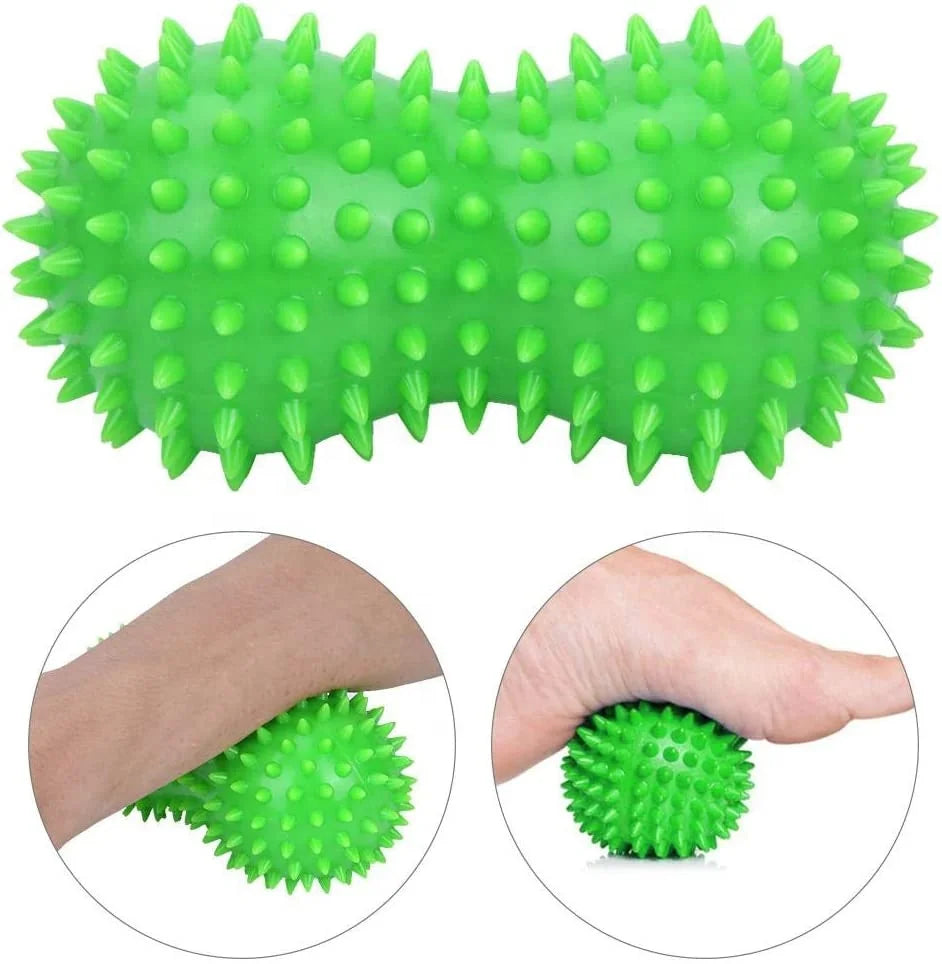 Hard Massage Ball Multi-Functional PVC Yoga Massage Fascial Ball for Neck Hand Body Arm Leg Foot Massager