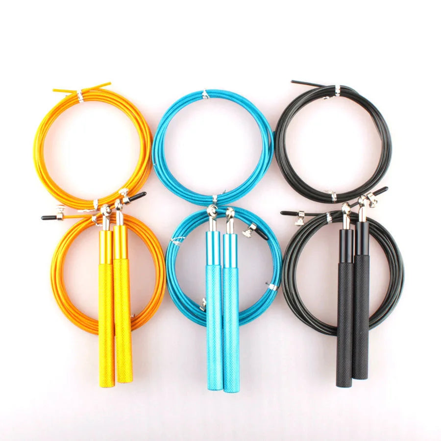 2026 Custom Logo Free Adjustable FitnessSpeed Skipping Rope Corda Crossfitt Jump Rope